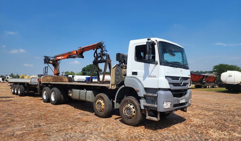 2016 Mercedes-Benz 3535 Twinsteer with Atlas 168CS Brick Crane and 2016 Afrit Drawbar Trailer