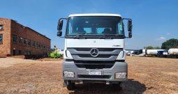 2016 Mercedes-Benz 3535 Twinsteer with Atlas 168CS Brick Crane and 2016 Afrit Drawbar Trailer
