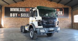 1990 MERCEDES BENZ 2545 POWERLINER 6X4 MECHANICAL HORSE WITH HEAVY DUTY WINCH