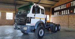 1990 MERCEDES BENZ 2545 POWERLINER 6X4 MECHANICAL HORSE WITH HEAVY DUTY WINCH