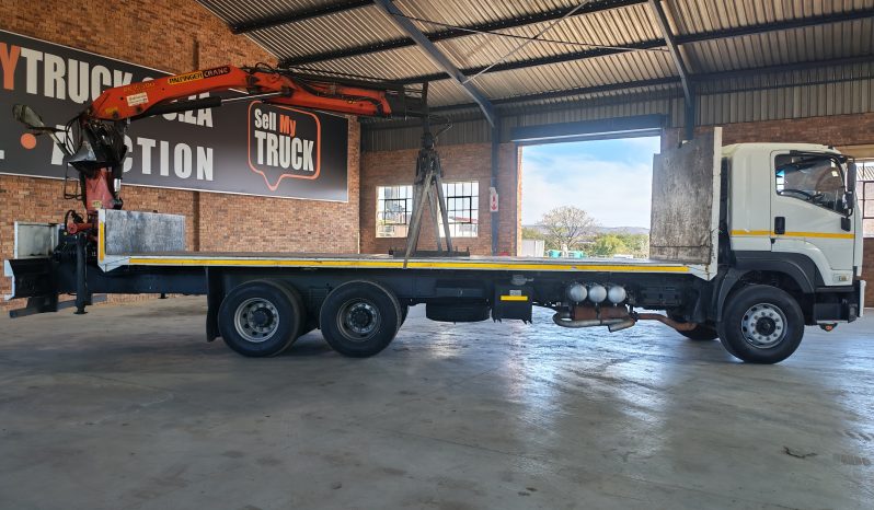 
								2013 ISUZU FXZ 26-360 FLAT DECK WITH PALFINGER PK 15500 BRICK CRANE full									