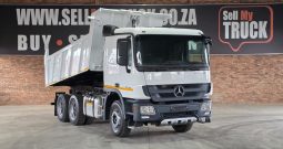 2014 MERCEDES BENZ ACTROS 3344 10 CUBE TIPPER