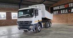 2014 MERCEDES BENZ ACTROS 3344 10 CUBE TIPPER