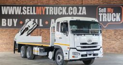 2018 NISSAN UD CW26.490 QUON WITH TEREX 14.5 TON CRANE