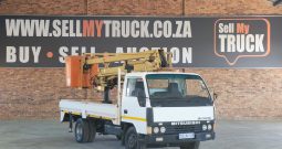 1995 MITSUBISHI CANTER 35 DROPSIDE WITH CHERRY PICKER