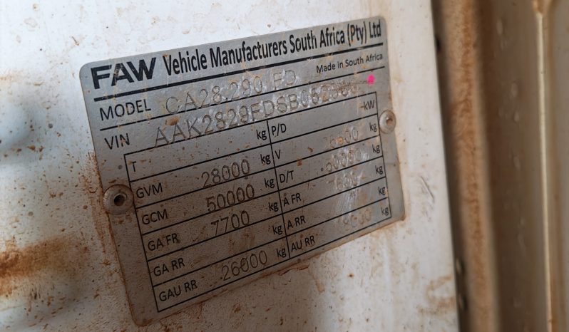 
								2014 FAW CA28.330FL CHASSIS CAB full									