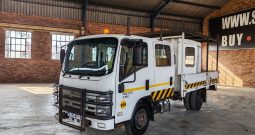 2013 ISUZU NMR 250 DOUBLE CAB DROPSIDE WITH CREW CAB