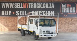2015 ISUZU NPR 400 AMT DOUBLE CAB WITH DROPSIDES