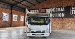2015 ISUZU NPR 400 AMT DOUBLE CAB WITH DROPSIDES