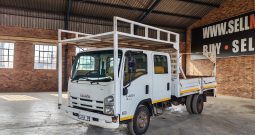 2015 ISUZU NPR 400 AMT DOUBLE CAB WITH DROPSIDES