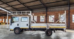2015 ISUZU NPR 400 AMT DOUBLE CAB WITH DROPSIDES