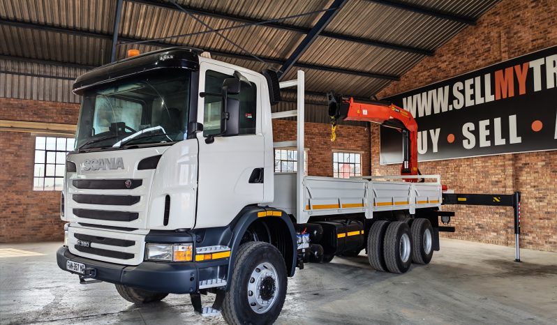 
								2012 SCANIA G380 6X6 DROPSIDE WITH PALFINGER PK23500 CRANE full									