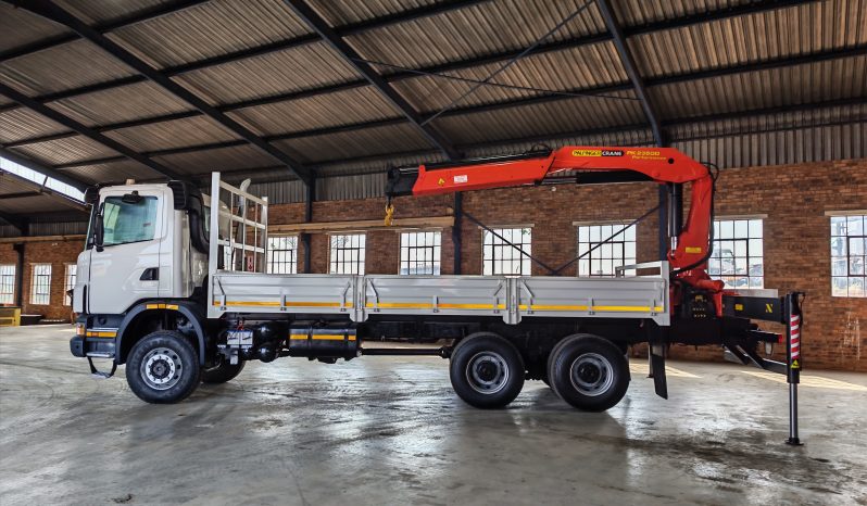 
								2012 SCANIA G380 6X6 DROPSIDE WITH PALFINGER PK23500 CRANE full									