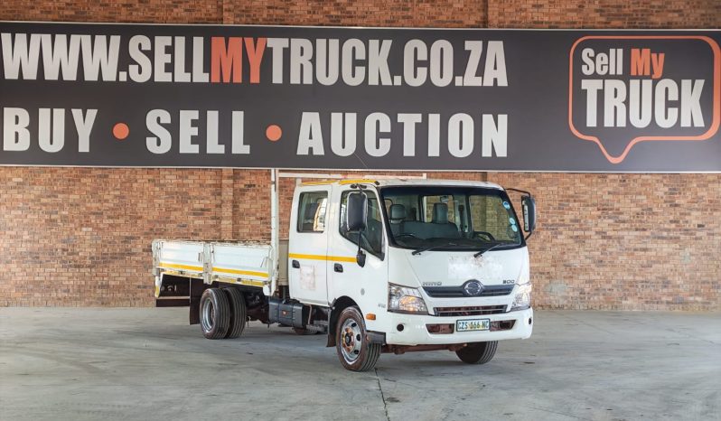 2015 HINO 300 815 DOUBLE CAB WITH DROPSIDES