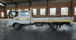 2015 HINO 300 815 DOUBLE CAB WITH DROPSIDES