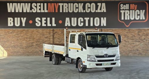 Hino 300 815 Double Cab with Dropsides
