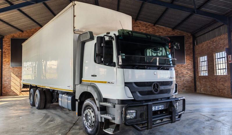 2017 MERCEDES-BENZ AXOR 2628 TAG AXLE VOLUME BODY