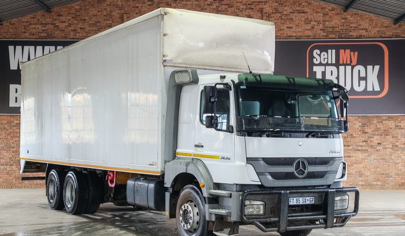 2017 MERCEDES-BENZ AXOR 2628 TAG AXLE VOLUME BODY