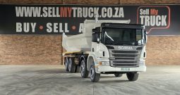 2015 SCANIA P410 18 CUBE TIPPER